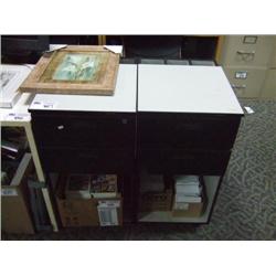 2 Rolling Storage Pedestals