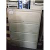 Image 1 : Beige 4 Drawer Lateral Filing Cabinet