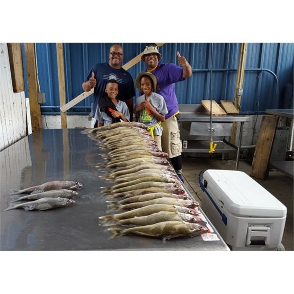 Lake Erie Walleye for up to 6 people