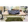 Image 3 : MASTER MASSAGE TABLE WITH ACCESSORIES: ATTACHABLE ARMS, EAR, NECK AND LEGS PILLOW
