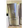 Image 1 : GE PROFILE STAINLESS STEEL SWING OUT FRIDGE WITH ROLLOUT FREEZER 33"W