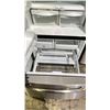 Image 3 : GE PROFILE STAINLESS STEEL SWING OUT FRIDGE WITH ROLLOUT FREEZER 33"W
