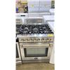 Image 1 : FORNO STAINLESS STEEL GAS TOP STOVE WITH ELECTRIC OVEN