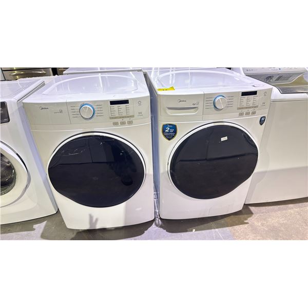MIDEA FRONT LOAD WASHER & DRYER SET