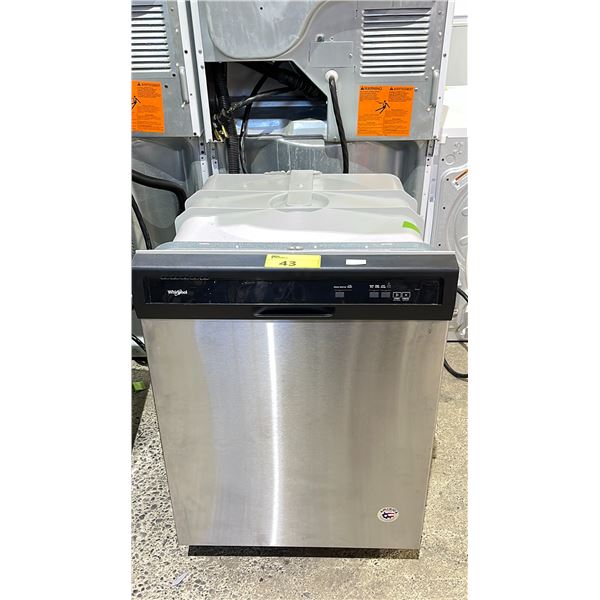 WHIRLPOOL STAINLESS STEEL DISHWASHER