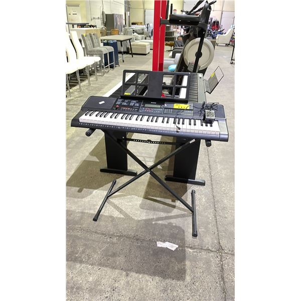 CASIO CT-X700 DIGITAL PIANO WITH POWER CORD & STAND (UNKNOWN WORKING CONDITION)
