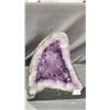 Image 1 : AMETHYST CATHEDRAL GEODE 8.60KG APPROX 11X7" RETAIL $2500
