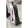 Image 2 : AMETHYST GEODE BRAZIL APPROX 8.5" RETAIL $1800