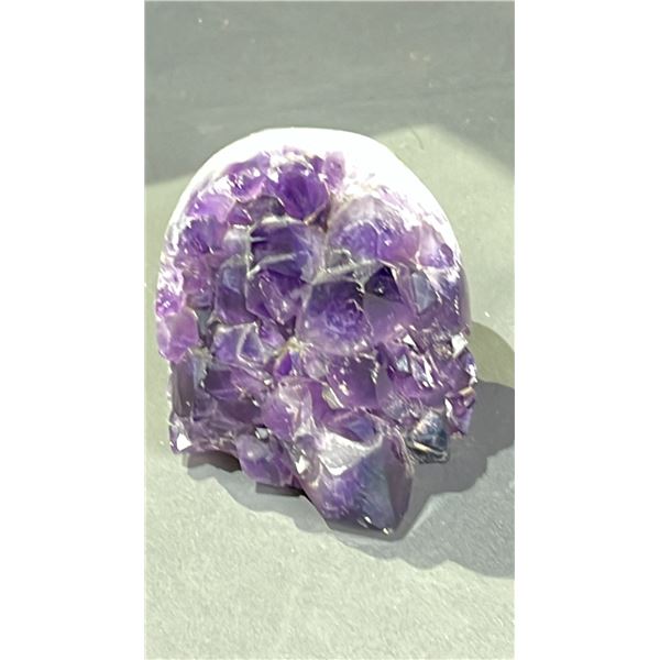 AMETHYST GEODE POLISHED APPROX 3.2" RETAIL $1150