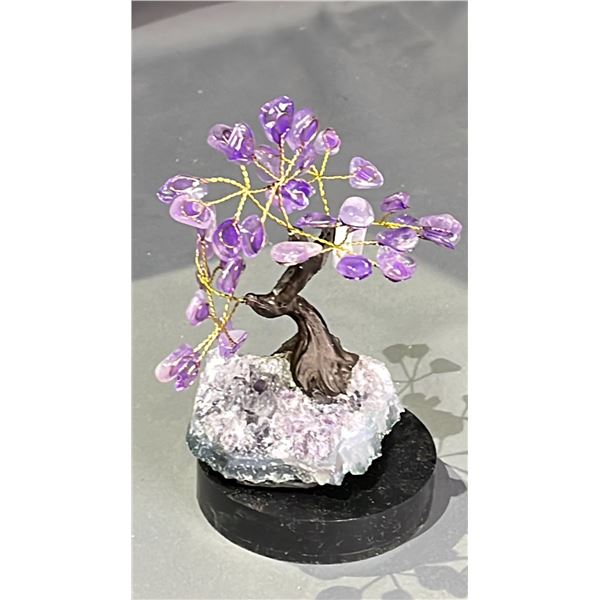 AMETHYST TREE APPROX 5" RETAIL $380
