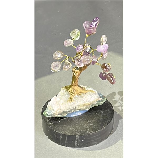 AMETHYST TREE APPROX 5" RETAIL $350