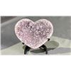 Image 1 : AMETHYST CLUSTER HEART APPROX 6.5" RETAIL $1500