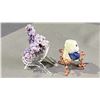 Image 2 : PURPLE GRAPE AGATE APPROX 2.6" RETAIL $350 AND LAZURITE SPECIMEN RETAIL $380