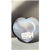 Image 2 : DRUZY AGATE HEART APPROX 2.2" RETAIL $350