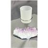 Image 2 : AMETHYST CANDLE HOLDER RETAIL $380
