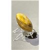 Image 3 : YELLOW HEALER PALM STONE APPROX 2.5" RETAIL $350