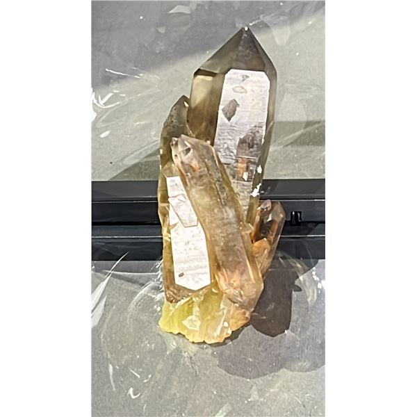 CITRINE SMOKY QUARTZ APPROX 3.6" RETAIL $450