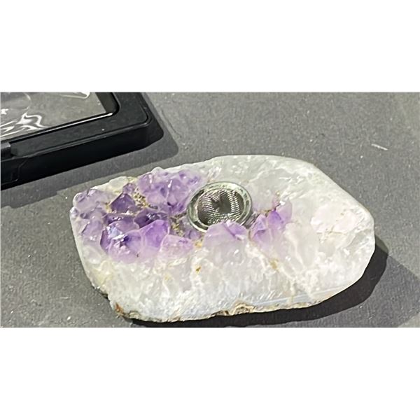 AMETHYST CLUSTER PIPE RETAIL $580