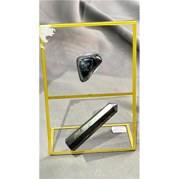 OBSIDIAN AND AGATE DISPLAY RETAIL $150