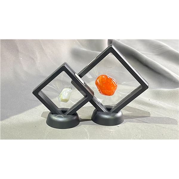 BLUE LACE PENDANT RETAIL $380 AND CARNELIAN STONE RETAIL $150