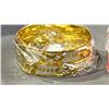 Image 2 : 2 PACKS OF GOLD PLATED FASHION BANGLES RETAIL $180 EACH