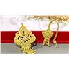 Image 2 : GOLD PLATED FASHION PENDANT RETAIL $180 AND GOLD PLATED FASHION SET RETAIL $650