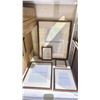Image 2 : LOT OF 20, 5 PIECE PICTURE FRAME SETS, COPPER COLOURED FRAMES.
