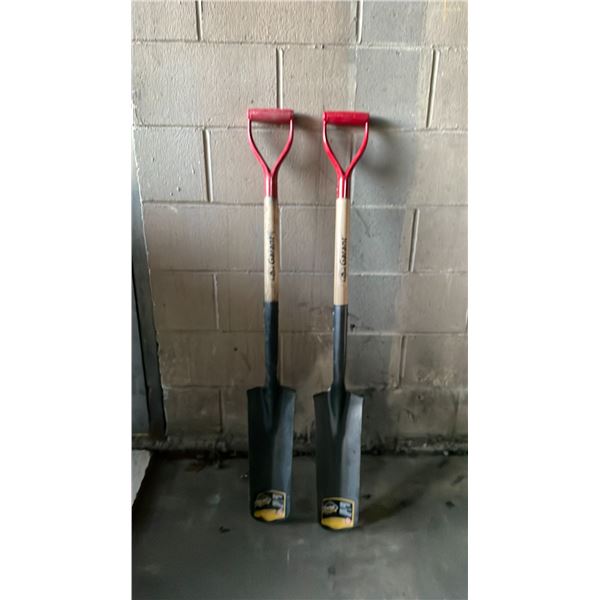 2 GARANT PRO SERIES SHOVELS