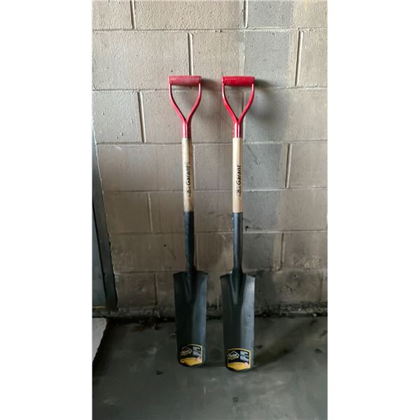 2 GARANT PRO SERIES SHOVELS