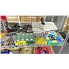 Image 3 : SHELF OF ASSORTED ITEMS INCLUDING; GLUE GUN, HEAT GUN, GOLF BALLS & MORE