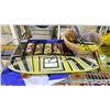 Image 3 : SHELF OF ASSORTED ITEMS INCLUDING; VINTAGE SKATEBOARDS, FRAMED MIRRORED SCOTS WHISKEY ADVERT,