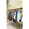 Image 2 : RACK OF ASSORTED CLOTHING (RACK NOT INCLUDED)