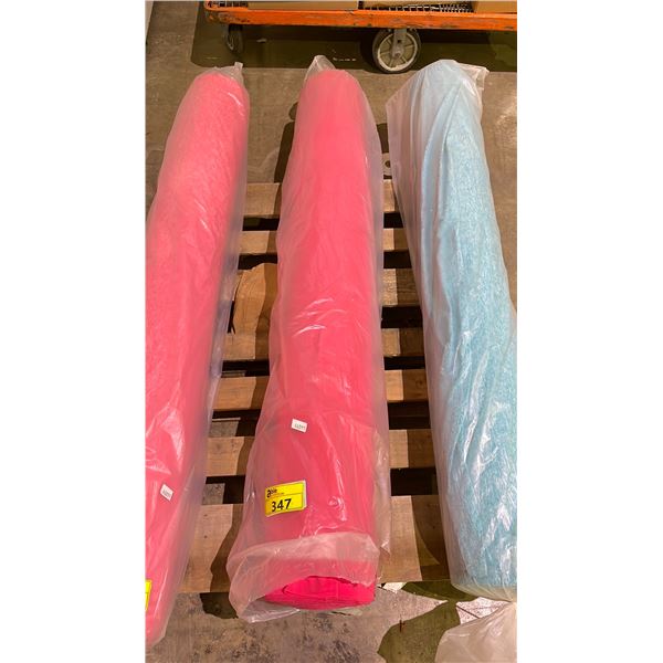 INDUSTRIAL ROLL OF FABRIC MEANT FOR LARGE RUNS OF ATHLETIC CLOTHING WATERMELON