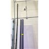 Image 2 : ASSORTED ITEMS INCLUDING; PVC PIPE & ELBOWS, RACKING PARTS & FABRIC BOARD
