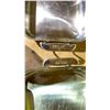 Image 2 : 2 ASSORTED SIZE ALL-CLAD STAINLESS STEEL CASSEROLE DISHES
