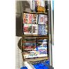 Image 3 : SHELF OF ASSORTED ITEMS INCLUDING; CASSETTES, VHS & DVD'S
