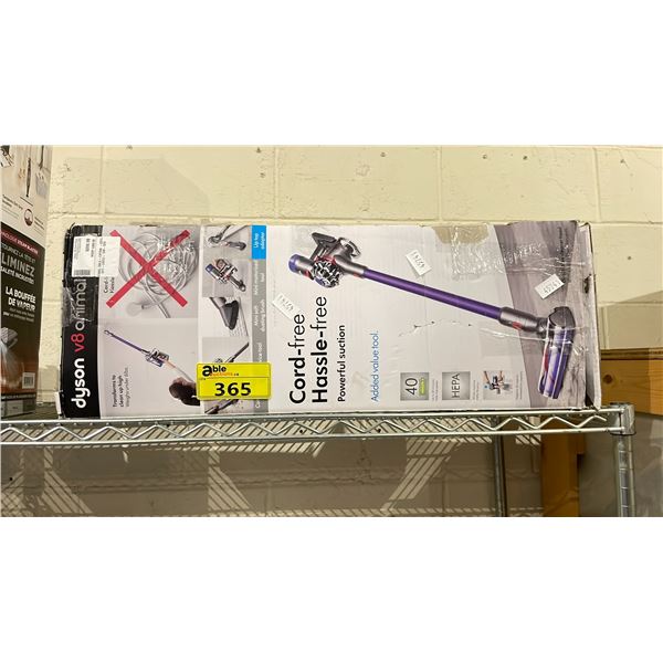 DYSON V8 ANIMAL CORDLESS VACUUM (UNKNOWN CONDITION, MAY BE MISSING PIECES)