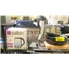 Image 2 : SHELF OF ASSORTED ITEMS INCLUDING; AIR FRYER, PANS, KEURIG COFFEE MAKER & MORE (UNKNOWN WORKING