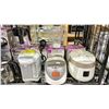 Image 2 : SHELF OF ASSORTED ITEMS INCLUDING; RICE COOKERS, GLASS KETTLES, NINJA COFFEE MAKER & MORE (UNKNOWN