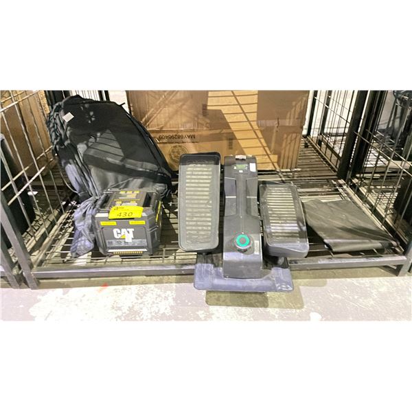 CAT POWER STATION & UNDER DESK PEDAL EXERCISER (UNKNOWN WORKING CONDITION, MAY BE MISSING PIECES)