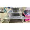 Image 1 : PORTABLE 3-TIER METAL CLOTHING DISPLAY TABLE 60" X 60"
