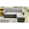 Image 1 : 2-PC FABRIC SECTIONAL SOFA WITH CHAISE