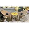 Image 1 : 3-PC WHICKER PATIO FURNITURE SET