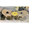 Image 2 : 3-PC WHICKER PATIO FURNITURE SET