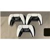 Image 1 : 3 SONY PLAYSTATION 5 CONTROLLERS (UNKNOWN WORKING CONDITION, MAY BE MISSING PIECES)