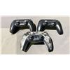 Image 2 : 3 SONY PLAYSTATION CONTROLLERS (UNKNOWN WORKING CONDITION, MAY BE MISSING PIECES)