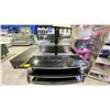 Image 1 : MODERN 3 TIER TV STAND WITH MOUNTING BRACKET 59" X 20" X 22"