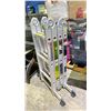 Image 1 : 6' ALUMINUM FOLDING EXTENDING STEP LADDER
