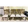 Image 10 : DINING TABLE & 8 DINING CHAIRS (COSMETIC DAMAGE)
