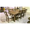 Image 1 : DINING TABLE & 8 DINING CHAIRS (COSMETIC DAMAGE)